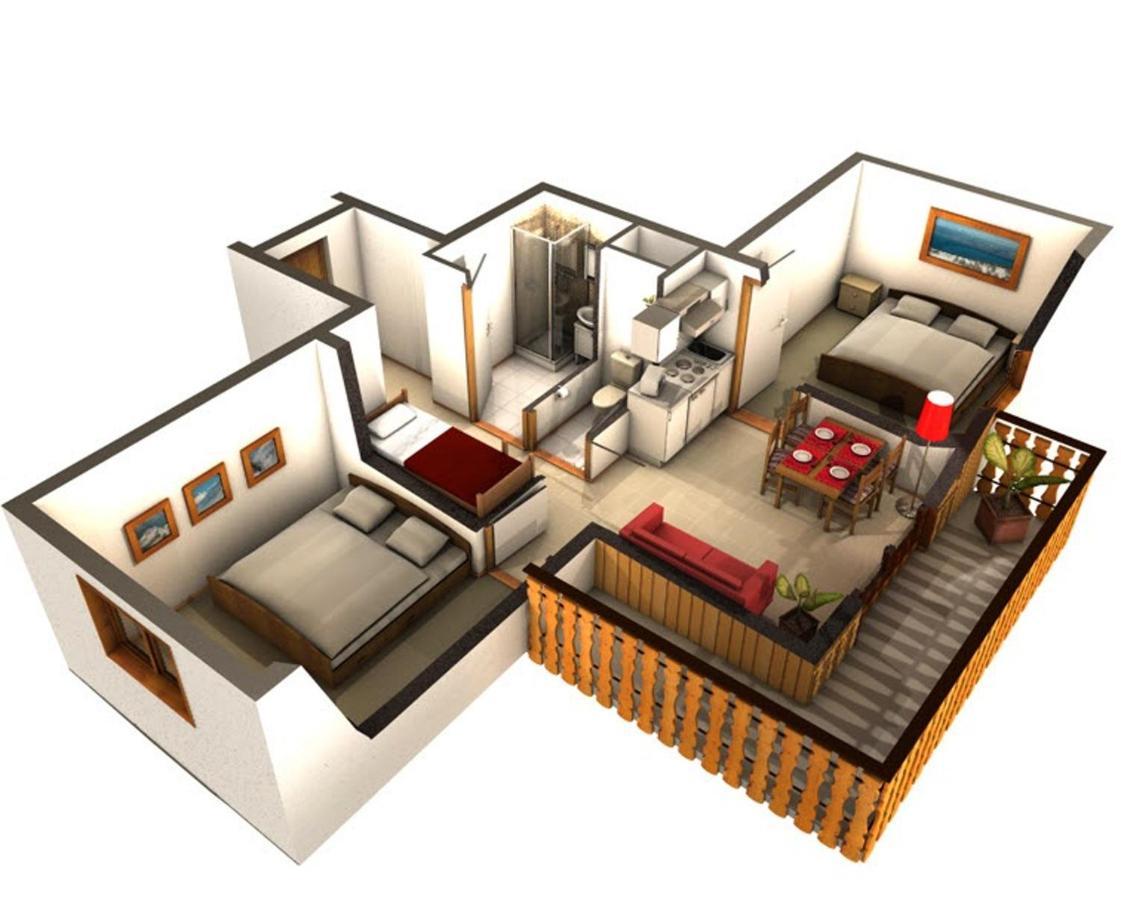 Appartement Confortable A Thollon-Les-Memises Avec Vue Екстериор снимка