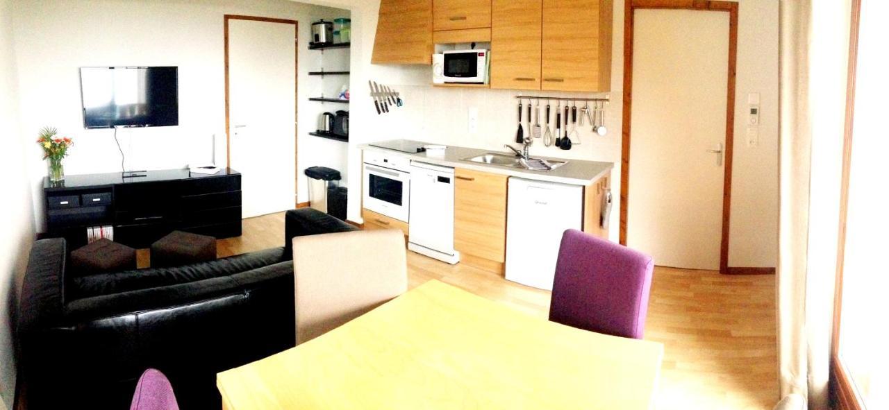 Appartement Confortable A Thollon-Les-Memises Avec Vue Екстериор снимка